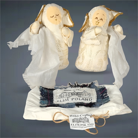 Elim Christian Mission Handcrafted Nativity Angels