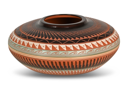 Navajo Sgraffito Pot by Leina Woods