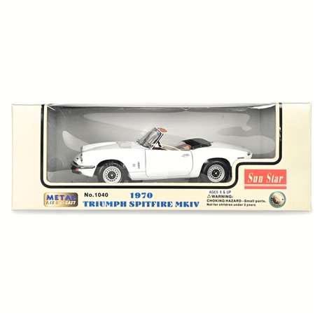 Sun Star 1:18 1970 Triumph Spitfire MkIV – No. 1040 – Die-Cast Metal Classic Con
