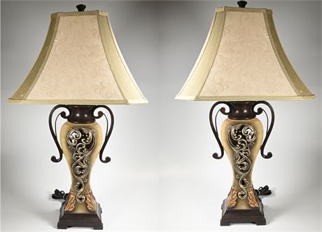 Pair Elegant Table Lamps