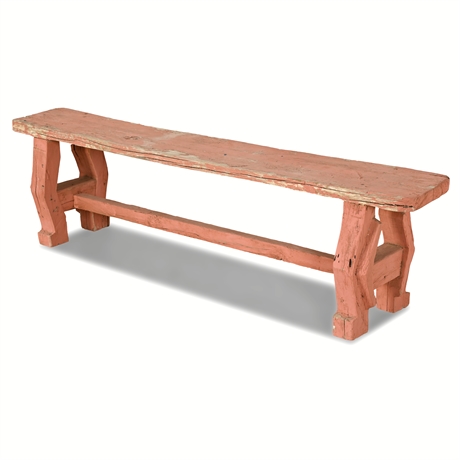 5' Really Rustic Ox Yoke Bench