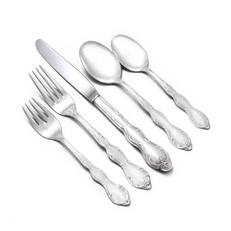 Wm. Rogers Mfg. Co. Camelot Silverplate Flatware Set, 47 Pc for 8