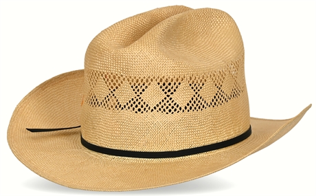 Vintage Stetson Straw Ridgetop Hat