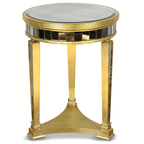 Modern Mirrored Side Table