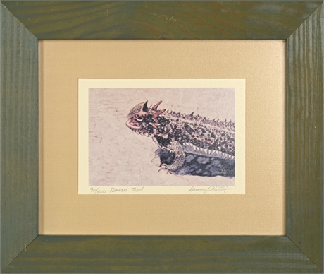 Danny Phillips 'Horned Toad' Limited Edition Photograph
