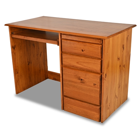 Solid Pine Computer Desk