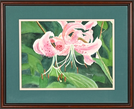'Lily' - Original Holly Goettelmann Watercolor