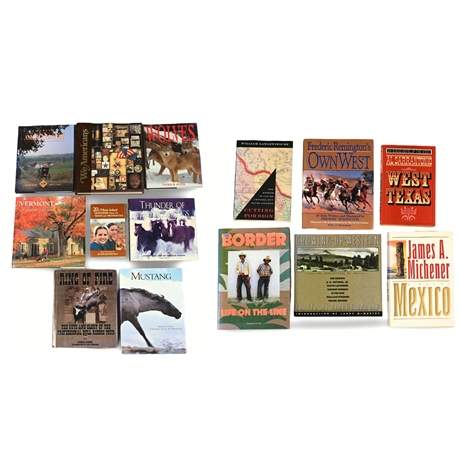 Western and American Heritage Book Collection with Notable Authors