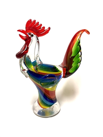 Murano Rooster Cock