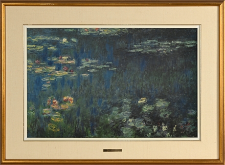 Claude Monet (After), 'Water Lillies', Artagraph® Print on Canvas, Framed