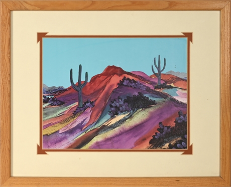 Desert Landscape – Ann Hart Davis Southwestern Print