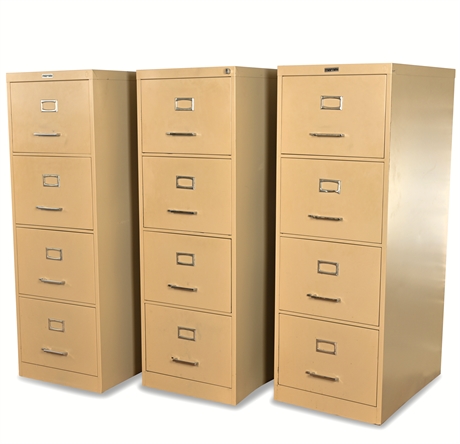 (3) Classic Legal File Cabinets by Marnay