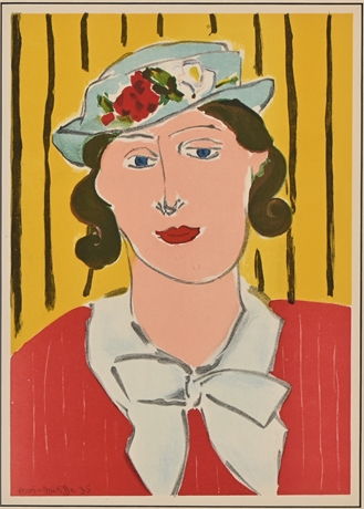 Femme au Chapeau, 1939 By Henri Matisse