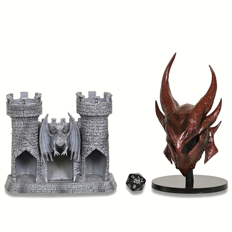 Lootcrate Daedric Helmet & Dungeons & Dragons Dice Tower