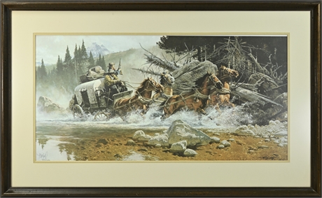 Frank McCarthy 'The Fording' Limited Edition Print