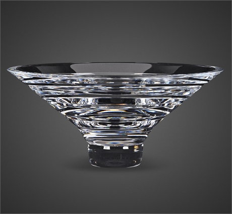 Nambé Crystal Roulette Bowl 7" 5204X by Karim Rashid w/ Box & Docs