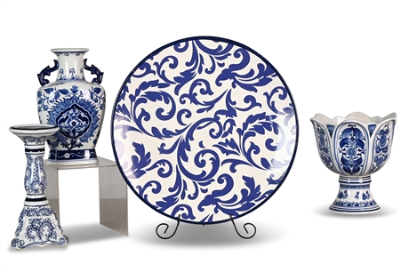 Blue & White Ceramic Pieces