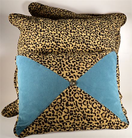 Leopard Print Decorative Pillows
