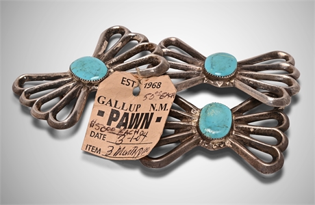 Gallup Pawn Navajo Sandcast & Turquoise