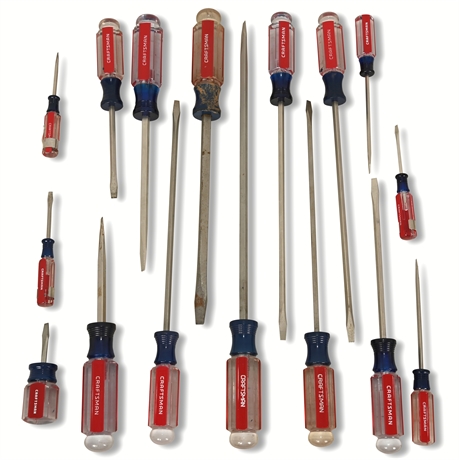 Craftsman Flathead Screwdriver Set - 16 Pieces