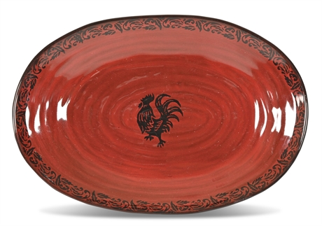 Oval Ceramic Bizzirri Platter