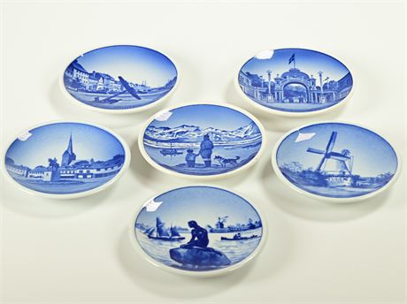 Royal Copenhagen and Denmark Mini Plates