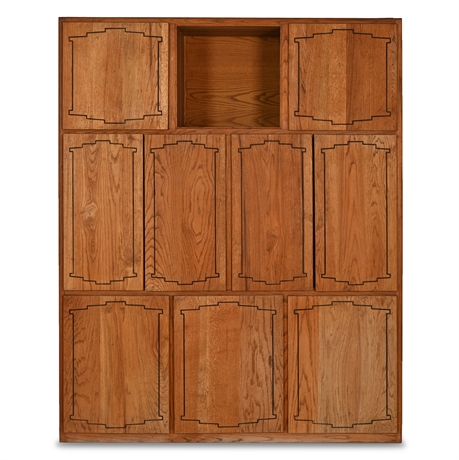5' Wide Oak Cabinet