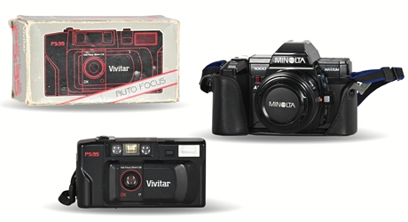 Vintage Minolta & Vivitar Cameras