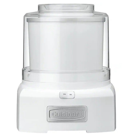Cuisinart 1.5-Quart Ice Cream and Sorbet Maker – White