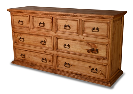 Rustic Solid Wood Dresser