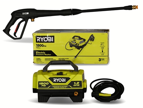 Ryobi 1800 PSI/1.2 GPM Electric Pressure Washer