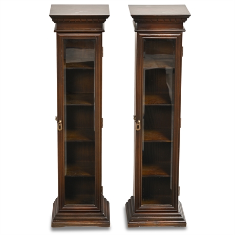 32" Curio or CD Cabinets