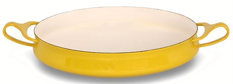 Dansk Købenstyle Yellow Paella Serving Dish