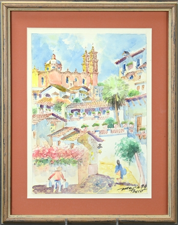 Mejia Taxco Watercolor