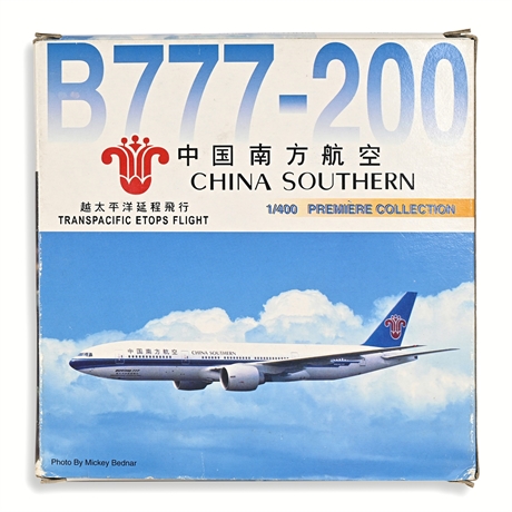 Dragon Wings China Southern Boeing 777-200 Transpacific ETOPS, 1/400 Diecast