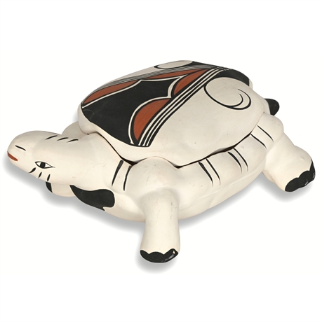 Tigua Turtle Trinket Box