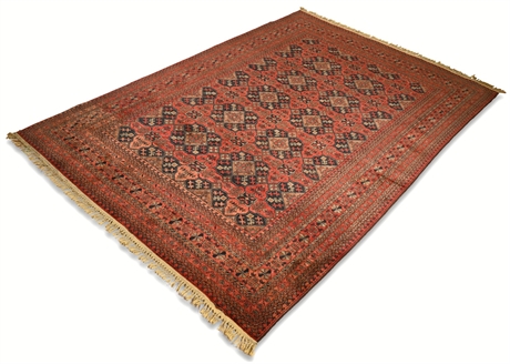 Afghan Turkmen-Design 6’7” x 10” Rug