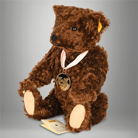 Steiff Teddybär 30 Danbury Mint 2001, Mohair, 12"