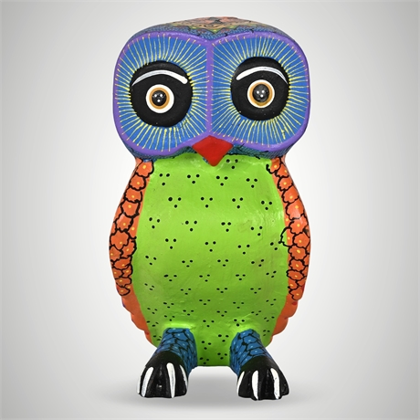 Copal Mágico Alebrije Owl by Roxana & Jesús Hernández — Oaxaca Folk Art