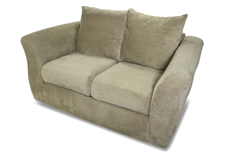 Contemporary Upholstered Loveseat