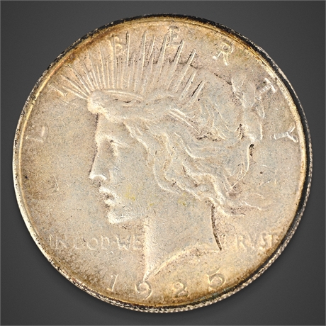 1925-S Peace Silver Dollar – San Francisco Mint – .900 Silver