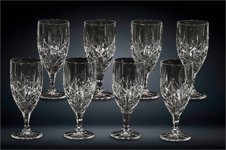 8" Gorham Crystal "Lady Anne" Iced Tea Glasses