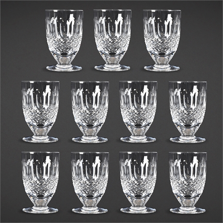 Waterford Colleen Cut Crystal Juice Glasses – Set of 11, Signed