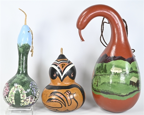 hand Painted Gourds