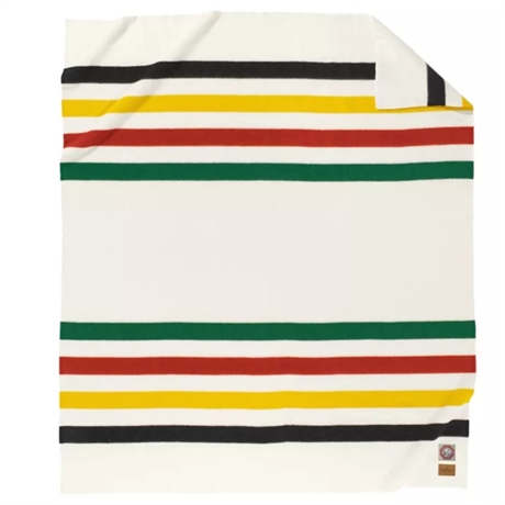 Pendleton Glacier Park Wool Blanket Double Queen 80x90 NWT USA