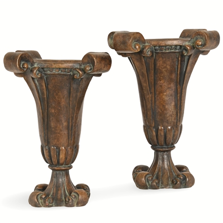 Pair of Winward Silks® Nouveau Vases