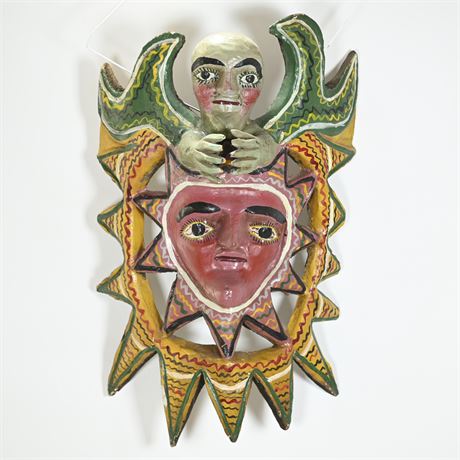 Vintage Mexican Folk Art Mascara