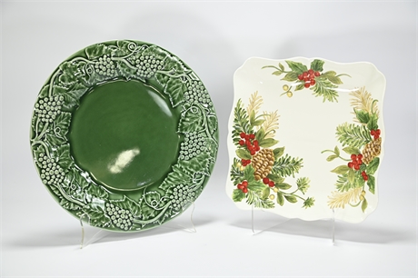 Ceramic Christmas Platters