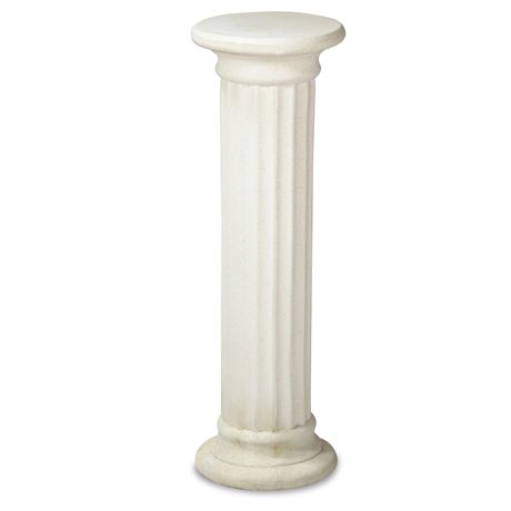 Cast Plaster Column Plant Stand
