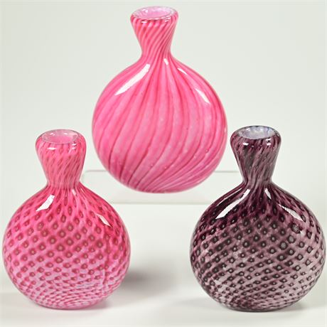 Blown Glass Bud Vases